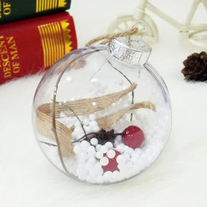 Spot Christmas decorations child toys transparent plastic Christmas tree shopping mall Christmas tree hanger