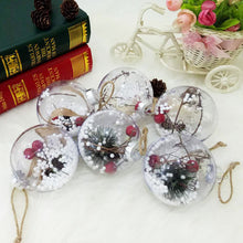 Load image into Gallery viewer, Spot Christmas decorations child toys transparent plastic Christmas tree shopping mall Christmas tree hanger

