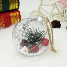 Load image into Gallery viewer, Spot Christmas decorations child toys transparent plastic Christmas tree shopping mall Christmas tree hanger
