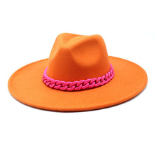 Load image into Gallery viewer, Men&#39;s And Women&#39;s Large Brim Wool Top Hat
