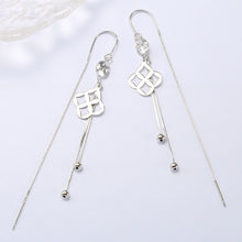 Load image into Gallery viewer, Geometric Earrings Simple Temperament Zircon Sterling Silver Earrings
