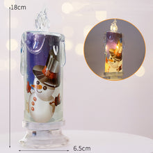 Load image into Gallery viewer, Christmas Transparent Electronic Candles Decorative Gifts
