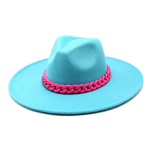 Load image into Gallery viewer, Men&#39;s And Women&#39;s Large Brim Wool Top Hat
