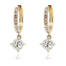 Load image into Gallery viewer, Earrings fashion heart and arrow full of zircon earrings earrings
