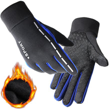 Load image into Gallery viewer, Outdoor gloves for men and women all fingers plus velvet gloves
