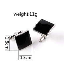 Load image into Gallery viewer, Fashion Square Oil Dripping Cufflinks Personalized Men&#39;s Shirt Cufflinks
