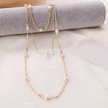 Load image into Gallery viewer, All-match pearl necklace women
