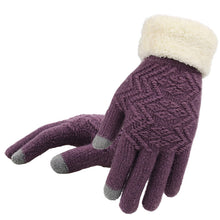 Load image into Gallery viewer, Winter knitted gloves
