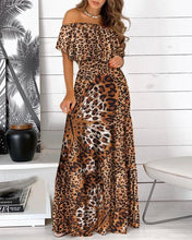 Load image into Gallery viewer, Fashion One-Neck Waist Dress
