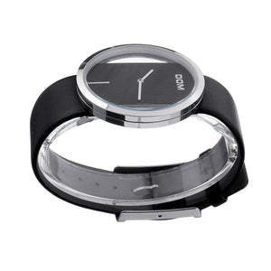 DOM Women Luxury Leather Strap Waterproof Quartz Watch