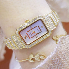 Load image into Gallery viewer, Full diamond ladies watch quartz watch
