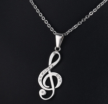 Load image into Gallery viewer, Note necklace
