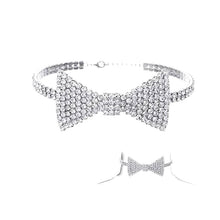 Load image into Gallery viewer, Rhinestone Bow Necklace
