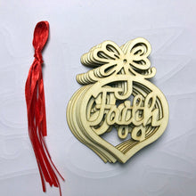 Load image into Gallery viewer, Christmas bulb decoration hollow small pendant

