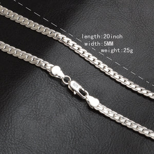 5MM Full Side Necklace Sweater Chain