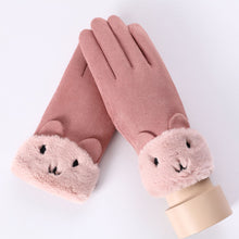 Load image into Gallery viewer, Suede gloves for ladies
