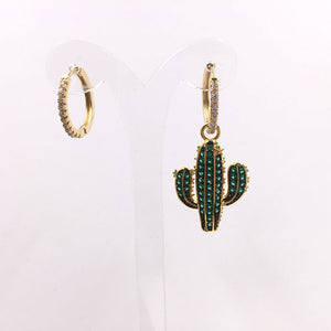 Cactus earrings