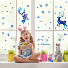 Load image into Gallery viewer, Christmas Elk Snowflake Sticker Decoration Glass Window Kids Room Christmas Wall Stickers Home Decals Decoration
