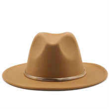 Load image into Gallery viewer, Fashion Autumn And Winter New Men&#39;s And Women&#39;s Woolen Top Hat Jazz

