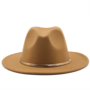 Fashion Autumn And Winter New Men's And Women's Woolen Top Hat Jazz