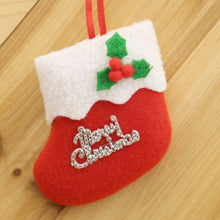 Load image into Gallery viewer, 4pcsset Christmas Sock Hangings Ornament Pendant Christmas Tree Baubles Santa Cristmas Xmas Tree Decoration Christmas Stocking

