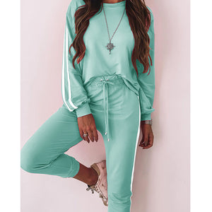 Fashion Loose Long Sleeve Casual Suit