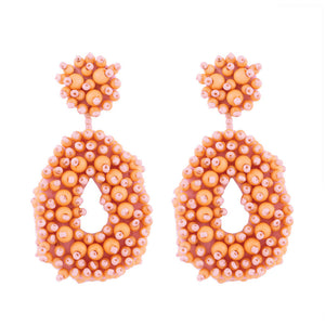 Bohemian Earrings Woven Bead Earrings