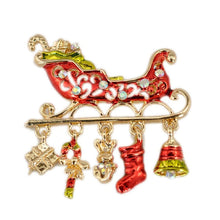 Load image into Gallery viewer, Christmas Pin Christmas gift corsage
