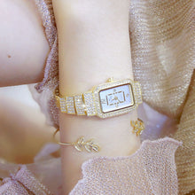 Load image into Gallery viewer, Full diamond ladies watch quartz watch

