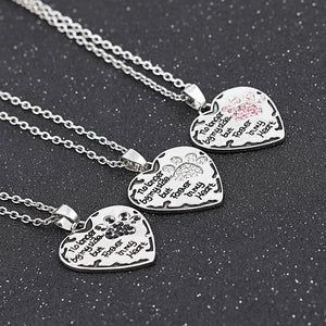 Creative Love Necklace Diamond Dog Claw Necklace
