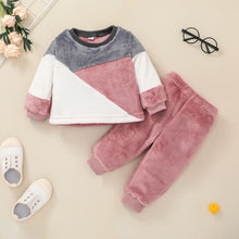 Load image into Gallery viewer, Baby Casual Baby Sweater Suit Clothing Pullover Two-piece Suit
