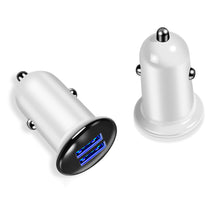 Load image into Gallery viewer, Led 3A Dual USB Electroplating Car Car Charger Mobile Phone Charger Smartphone General Cross Border Wholesale
