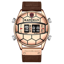 Load image into Gallery viewer, Mens Large Dial Roller Scale Sports Waterproof Steel Band Watch
