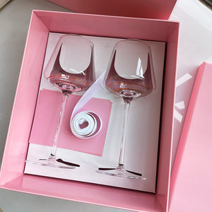 Ins Red Wine Glass Gift Box High-value Suit Romantic Personality Couple Wedding Gift Champagne Glass Crystal Goblet