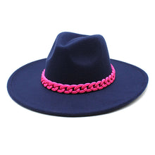 Load image into Gallery viewer, Men&#39;s And Women&#39;s Large Brim Wool Top Hat
