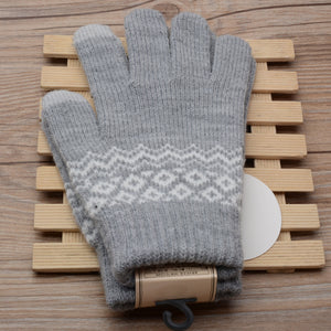 Cold Protection ThickenedJacquard Gloves