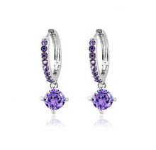 Load image into Gallery viewer, Earrings fashion heart and arrow full of zircon earrings earrings
