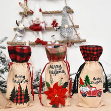 Load image into Gallery viewer, Christmas decoration wine set home furnishing wine bottle set
