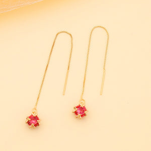Cubic Zircon Earrings Female Personality Creative Fashion Earrings
