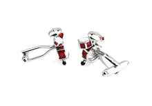 Load image into Gallery viewer, Musical drum set cufflinks
