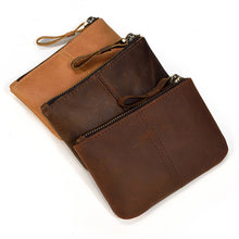 Load image into Gallery viewer, Cowhide zipper coin purse

