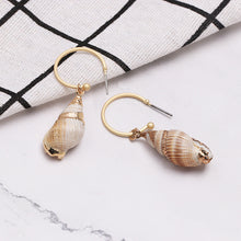Load image into Gallery viewer, New earrings Korean fashion conch earrings European and American retro temperament earrings female jewelry
