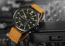 Load image into Gallery viewer, Top Luxury Brand NAVIFORCE Men Sports Watches Men&#39;s Quartz Date Clock Man Leather Army Military Wrist Watch Relogio Masculino
