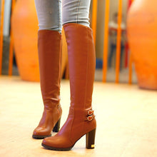 Load image into Gallery viewer, Thick Heel Over The Knee Boots High Heel Women&#39;s Boots
