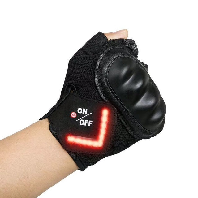 LED Smart Flash Warning Light Gloves