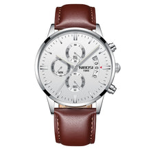 Load image into Gallery viewer, Men Watch Chronograph Sport Mens Watches Top Brand Luxury Waterproof Full Steel Quartz Gold Clock Men Relogio Masculino
