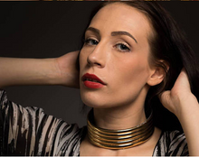 Load image into Gallery viewer, Adjustable Maxi Choker Necklace
