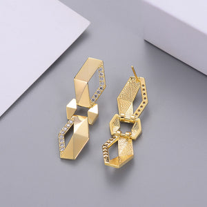 Earrings Simple Temperament Inlaid Pearl Ear Hook Earrings