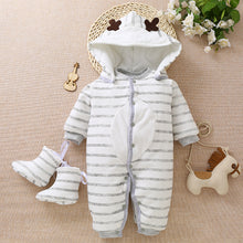Load image into Gallery viewer, Children cotton baby clothes in the spring and autumn winter warm thick baby Jumpsuit newborn climb clothes clothes Kazakhstan
