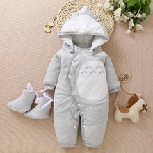 Load image into Gallery viewer, Children cotton baby clothes in the spring and autumn winter warm thick baby Jumpsuit newborn climb clothes clothes Kazakhstan
